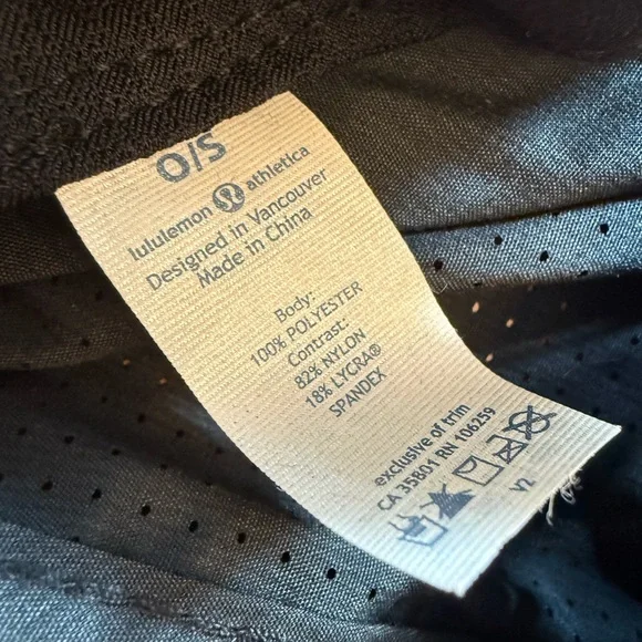 LULULEMON Women’s Go the distance running hat Black NWT - Picture 2 of 5